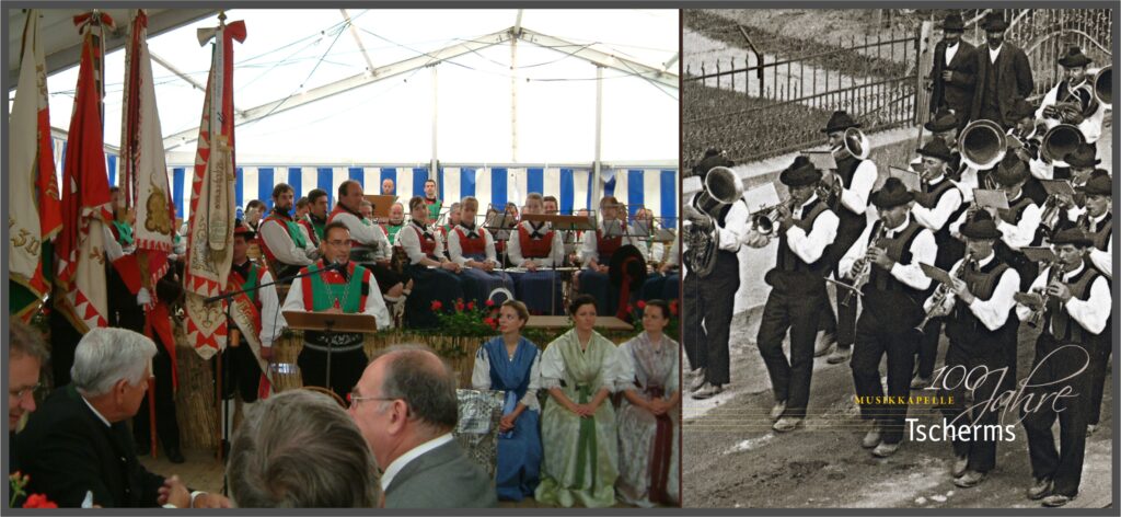 Musikgruppe Tscherms – 100 Jahre Musikkapelle in Altomünster.