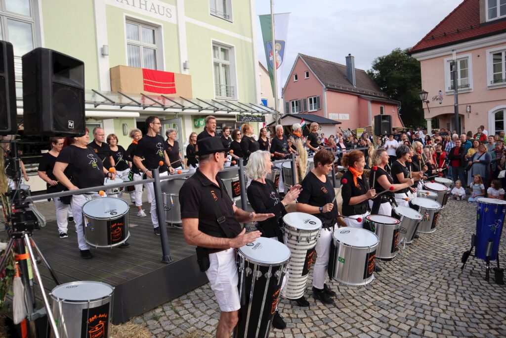 Ein Musikalischer Markt in Altomünster.