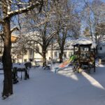 Garten im Winter
