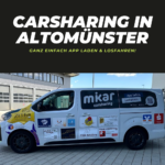 Carsharing Fahrzeug von links